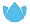 Symbol einer blauen Lotusblume